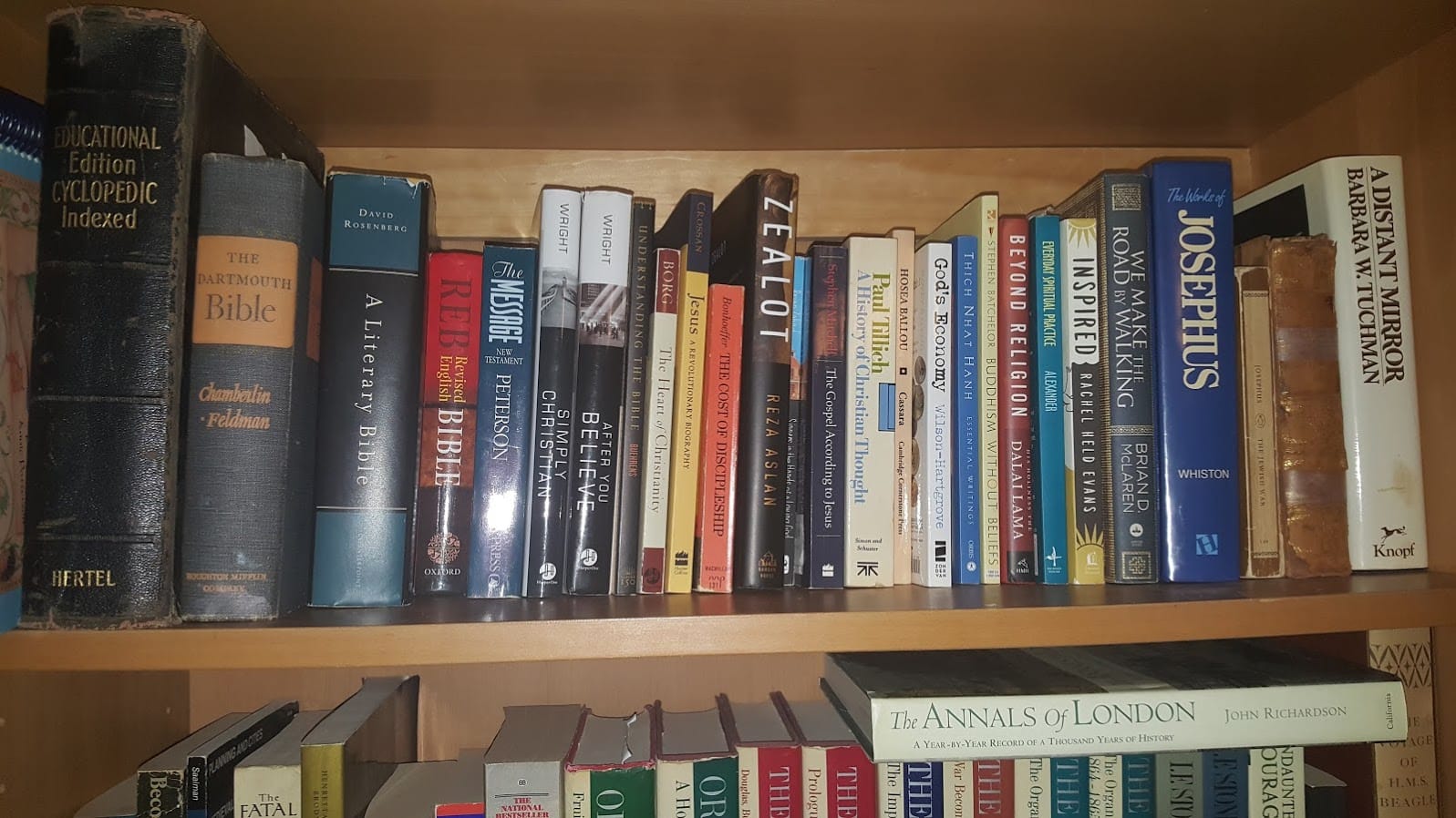 Religion shelf